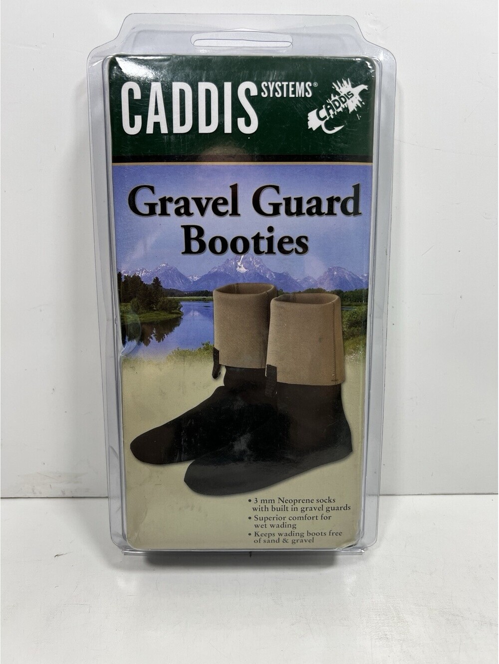 Caddis Systems Gravel Guard Booties Neoprene Socks 3mm Sz S Waders